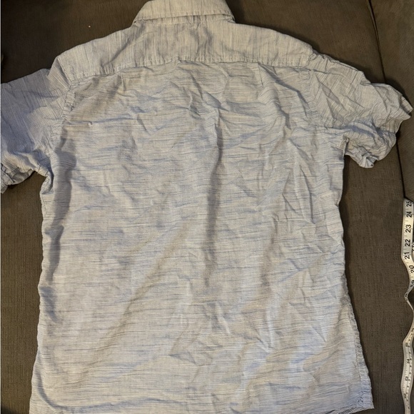 Men's Light Blue Short Sleeve Shirt - Picture 2 of 6